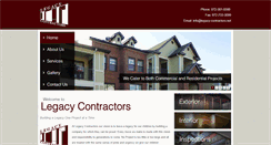 Desktop Screenshot of legacy-contractors.net