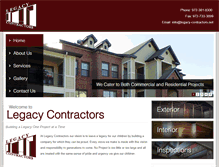 Tablet Screenshot of legacy-contractors.net